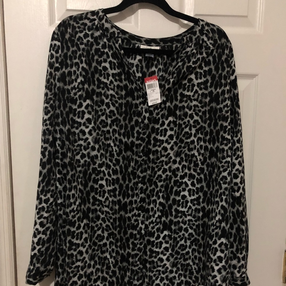 Leopard Blouse - Jaclyn Smith for KMART